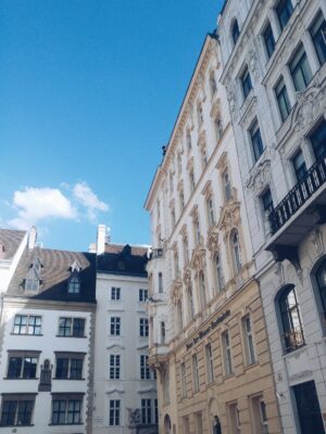 Judenplatz im ersten Bezirk Wiens