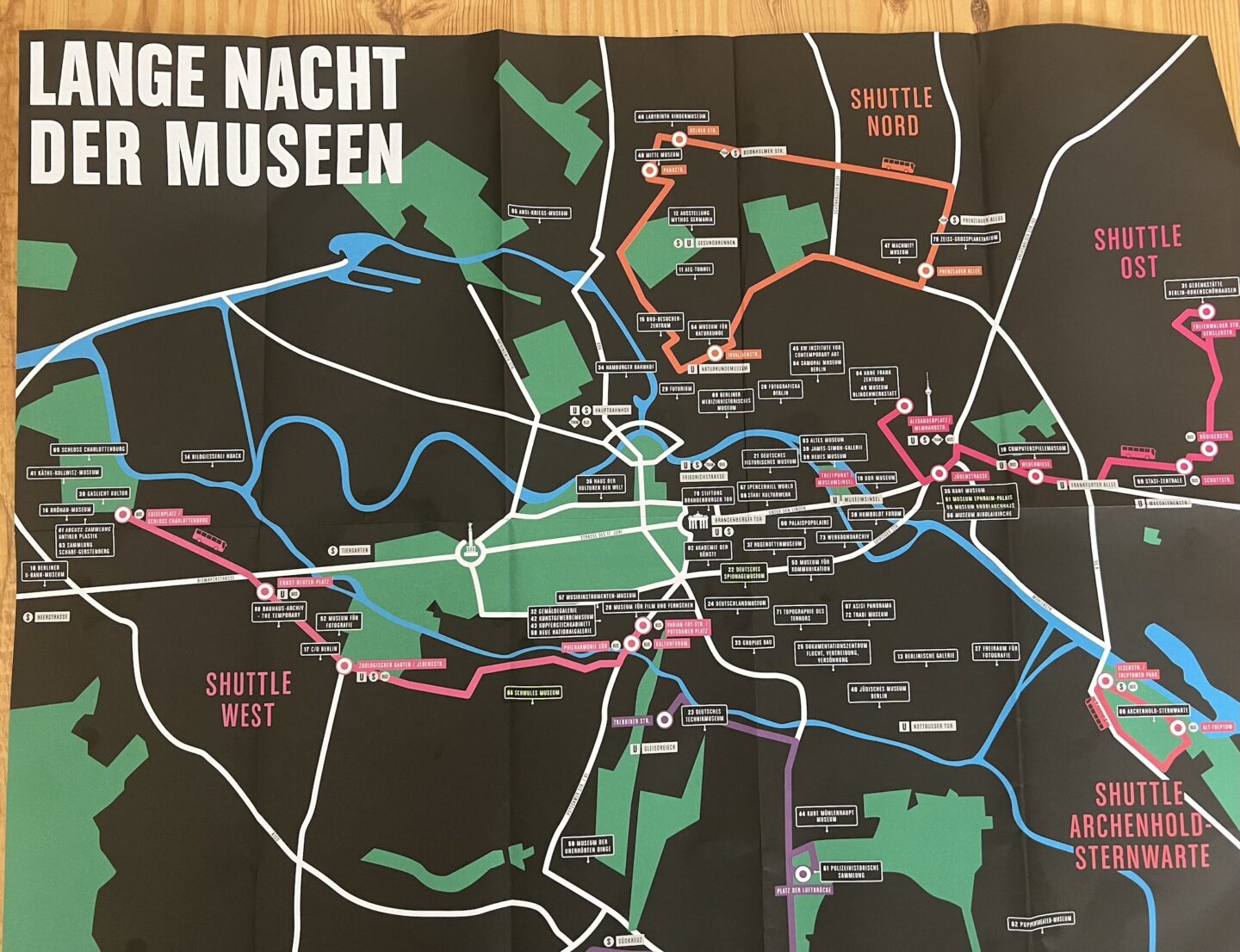 Lange Nacht der Museen Berlin Poster 2024